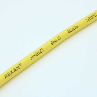 Трубка термоусадочная 4,0/2,0 желтая от магазина РЭССИ