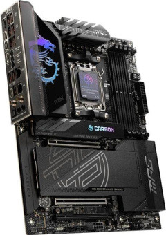 Материнская плата MSI MPG X870E CARBON WIFI SocketAM5 AMD X870 4xDDR5 ATX AC`97 8ch(7.1) 5Gigabit + 2.5Gigabit Ethernet RAID+HDMI от магазина РЭССИ