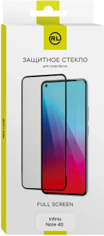 Защитное стекло для экрана Redline черный для Infinix Note 40 2.5D 1шт. (УТ000038580) от магазина РЭССИ