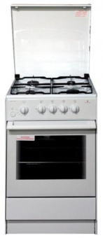 Плита Газовая Darina 1B GM 441 005 W белый (стеклянная крышка) реш.сталь от магазина РЭССИ
