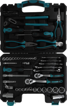 Набор инструментов Bort BTK-65 65 предметов (жесткий кейс) от магазина РЭССИ