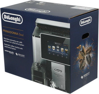 Кофемашина Delonghi ECAM610.75.MB 1450Вт черный/серебристый от магазина РЭССИ