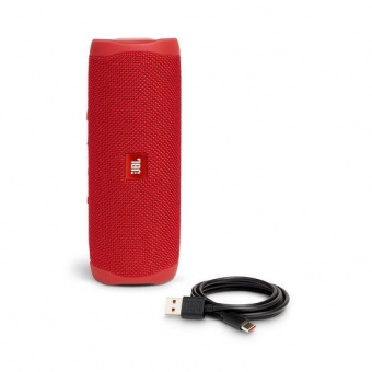 Колонка порт. JBL Flip 5 красный 20W 1.0 BT (JBLFLIP5RED) от магазина РЭССИ
