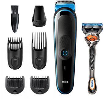 Триммер Braun 5 MGK5245 черный (насадок в компл:5шт) от магазина РЭССИ
