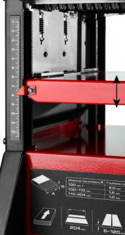 Станок фуговально-рейсмусовый Зубр Мастер СРФ-204-1500 от магазина РЭССИ
