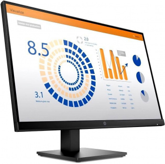 Монитор HP 27" P27q G4 черный IPS LED 16:9 HDMI матовая HAS Piv 250cd 178гр/178гр 2560x1440 VGA 2K 6.84кг от магазина РЭССИ