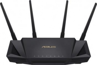 Роутер беспроводной Asus RT-AX58U AX3000 10/100/1000BASE-TX черный от магазина РЭССИ