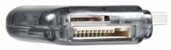 Устройство чтения карт памяти USB2.0 Buro BU-CR-110 черный от магазина РЭССИ