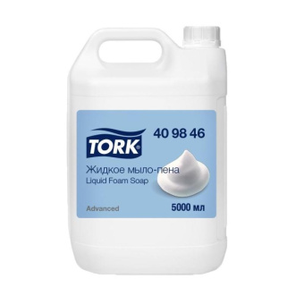 Жидкое мыло-пена TORK Торк Advanced канистра 5 л арт. 409846 25427 от магазина РЭССИ