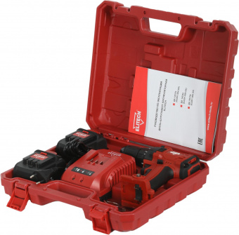 Дрель-шуруповерт Elitech ДА 12СЛ2 (Е2201.004.02) аккум. патрон:быстрозажимной (кейс в комплекте) (191612) от магазина РЭССИ