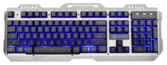 Клавиатура Оклик 790G IRON FORCE темно-серый/черный USB Multimedia for gamer LED от магазина РЭССИ