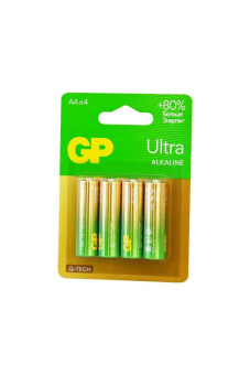 Элемент питания GP Ultra GP15AUA21-2CRSBC4 G-TECH LR6 BL4 от магазина РЭССИ