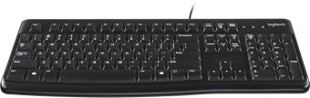 Клавиатура Logitech K120 черный USB (920-002508)