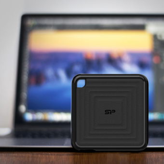 Накопитель SSD Silicon Power USB-C 2TB SP020TBPSDPC60CK PC60 1.8" черный от магазина РЭССИ