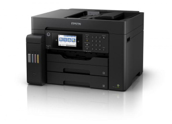 МФУ струйный Epson L15150 (C11CH72404/72505/72506) A3+ Duplex Net WiFi черный от магазина РЭССИ