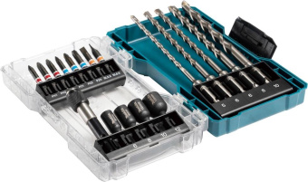 Набор бит и сверл Makita E-07026 по бет/кирп (18пред.) для шуруповертов/дрелей от магазина РЭССИ