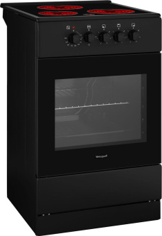 Плита Электрическая Weissgauff WES E2V05 B черный стеклокерамика (без крышки) от магазина РЭССИ