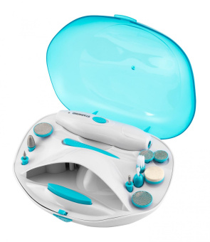 Маникюрно-педикюрный набор Starwind SMS 4050 насадок в компл.:10шт белый/синий от магазина РЭССИ