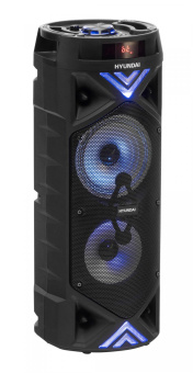 Минисистема Hyundai H-MC180 черный 80Вт FM USB BT SD/MMC от магазина РЭССИ