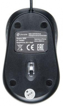 Мышь Оклик 385M черный/серый оптическая (1600dpi) USB для ноутбука (3but) от магазина РЭССИ