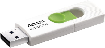Флеш Диск A-Data 128GB UV320 AUV320-128G-RWHGN USB3.2 белый/зеленый от магазина РЭССИ