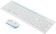 Клавиатура + мышь Defender Skyline 895 клав:белый мышь:белый USB беспроводная slim Multimedia (45895) от магазина РЭССИ