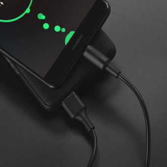 Кабель Hoco X25 Soarer X25 USB (m)-USB Type-C (m) 1м черный коробка от магазина РЭССИ