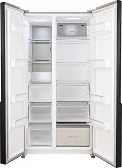 Холодильник Weissgauff Premium WSBS 736 NFBG Inverter Professional черный (двухкамерный) от магазина РЭССИ
