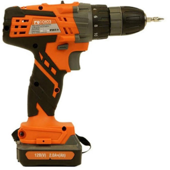 Аккумуляторная дрель-шуруповерт СОЮЗ ДШС-12К от магазина РЭССИ