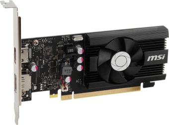 Видеокарта MSI PCI-E GT 1030 2GD4 LP OC NVIDIA GeForce GT 1030 2Gb 64bit DDR4 1189/2100 HDMIx1 DPx1 HDCP Ret low profile от магазина РЭССИ