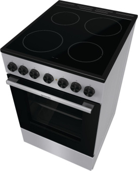 Плита Электрическая Gorenje GEC5B20SG серебристый стеклокерамика (без крышки) от магазина РЭССИ