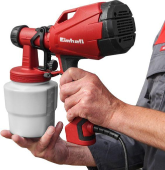 Краскопульт Einhell TC-SY 500 P 500Вт бак:1000мл 550гр/мин от магазина РЭССИ