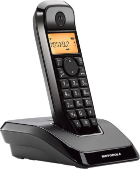 Р/Телефон Dect Motorola S1201 черный АОН от магазина РЭССИ
