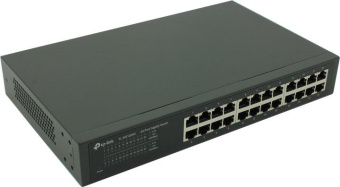 TP-Link TL-SG1024D 24-port Gigabit Desktop/Rachmount Switch, 24 10/100/1000M RJ45 ports, 13-inch steel case от магазина РЭССИ