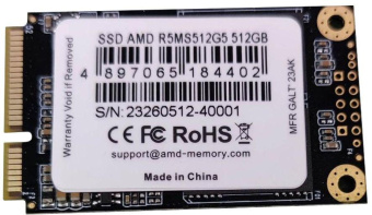 Накопитель SSD AMD SATA 512GB R5MS512G5 Radeon R5 mSATA от магазина РЭССИ