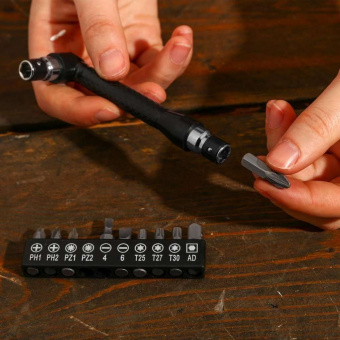 Набор бит Deko BS11-1 (065-0589) (11пред.) для шуруповертов от магазина РЭССИ