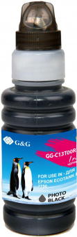 Чернила G&G GG-C13T00R140 черный 70мл для Epson EcoTank 7700/7750 от магазина РЭССИ