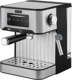 Кофеварка рожковая Rondell RDE-1106 850Вт серебристый от магазина РЭССИ