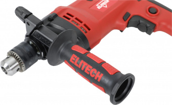 Дрель ударная Elitech ДУ 850РЭК 850Вт патрон:кулачковый реверс (кейс в комплекте) (181185) от магазина РЭССИ