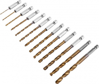 Набор сверл Deko DH13 (065-0538) по металлу (13пред.) для дрелей от магазина РЭССИ