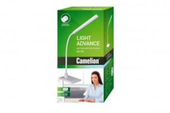 Светильник Camelion KD-792 C01 (12488) настольный на подставке белый 6Вт от магазина РЭССИ