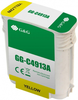 Картридж струйный G&G GG-C4913A желтый (72мл) для HP DJ 500/800C от магазина РЭССИ