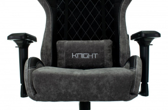 Кресло игровое Zombie VIKING 7 KNIGHT Fabric черный текстиль/эко.кожа с подголов. крестов. металл от магазина РЭССИ