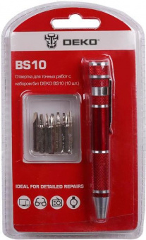 Набор отверточный Deko BS10 10 предметов от магазина РЭССИ
