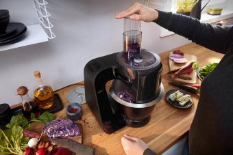 Кухонная машина Bosch MUM59N26CB планетар.вращ. 1000Вт черный от магазина РЭССИ