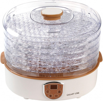 Сушка для фруктов и овощей Galaxy Line GL 2637 5под. 350Вт белый от магазина РЭССИ