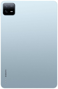 Планшет Xiaomi Pad 6 23043RP34G Snapdragon 870 (3.2) 8C RAM6Gb ROM128Gb 11" IPS 2880x1800 Android 13 голубой 13Mpix 8Mpix BT WiFi Touch 8840mAh 65hr 645hrs от магазина РЭССИ