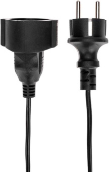 Удлинитель силовой PROconnect PROc-Uc (13-4910) 3x0.75кв.мм 1розет. 20м ПВС 6A без катушки черный от магазина РЭССИ