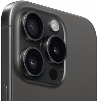 Смартфон Apple A3104 iPhone 15 Pro 256Gb черный титан моноблок 3G 4G 2Sim 6.1" 1179x2556 iOS 17 48Mpix 802.11 a/b/g/n/ac/ax NFC GPS Protect от магазина РЭССИ