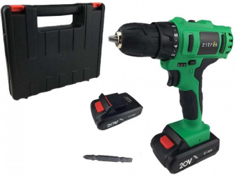 Дрель-шуруповерт Zitrek Greenpower 20-Li аккум. патрон:быстрозажимной (кейс в комплекте) (063-4076) от магазина РЭССИ